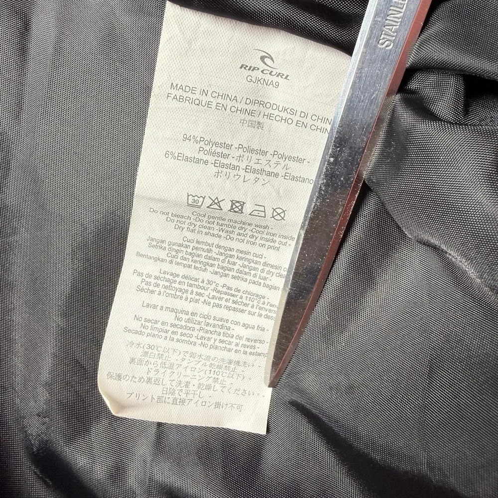 Rip Curl Anti Series Jacket Large Gray Hooded Windbreaker Surf Unisex Coastal‎